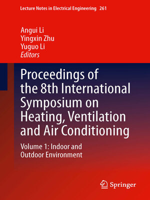 cover image of Proceedings of the 8th International Symposium on Heating, Ventilation and Air Conditioning